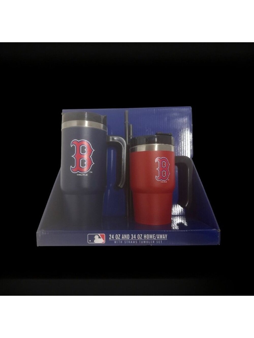 Boston Red Sox Home/Away Tumbler Set 24oz and 34oz MLB Team logo New in Box
